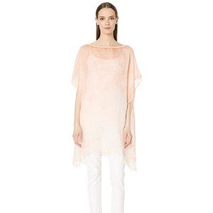EILEEN FISHER peach poncho!